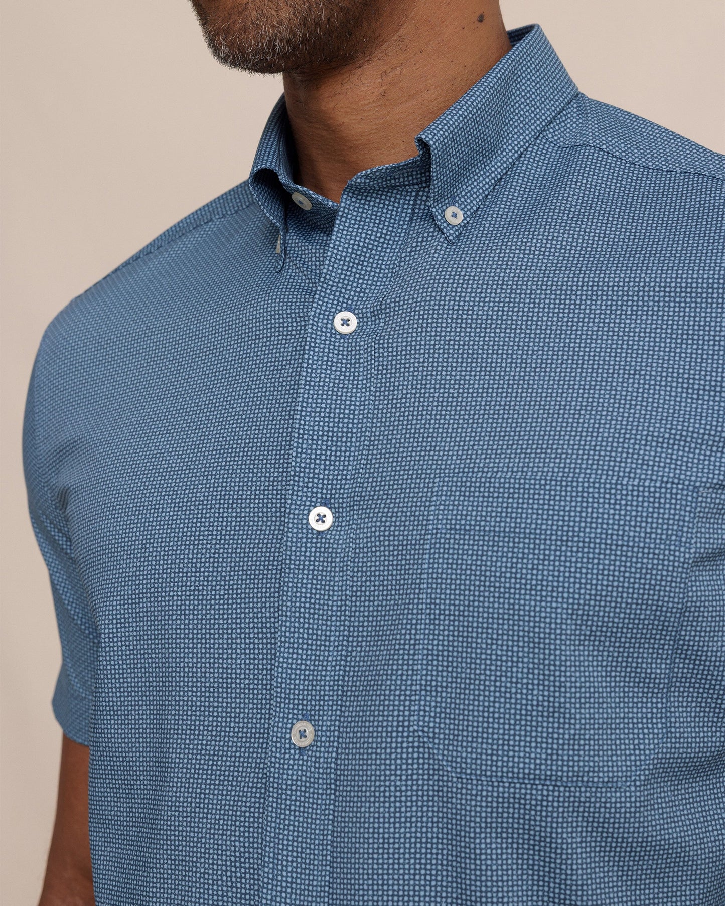 Eastport Heather brrr°® Intercoastal Short Sleeve Sport Shirt