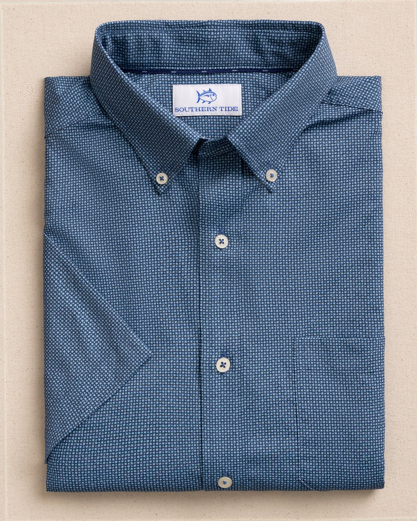 Eastport Heather brrr°® Intercoastal Short Sleeve Sport Shirt