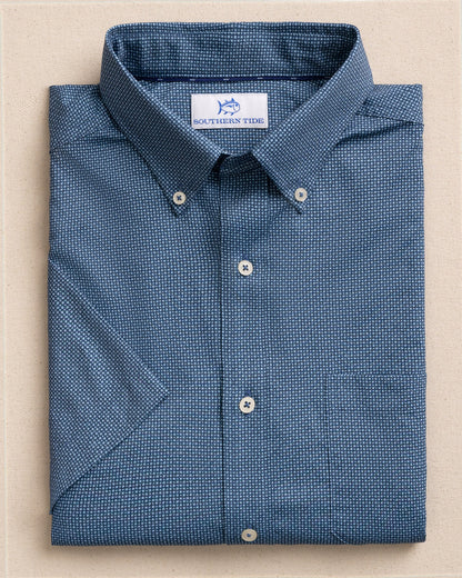 Eastport Heather brrr°® Intercoastal Short Sleeve Sport Shirt