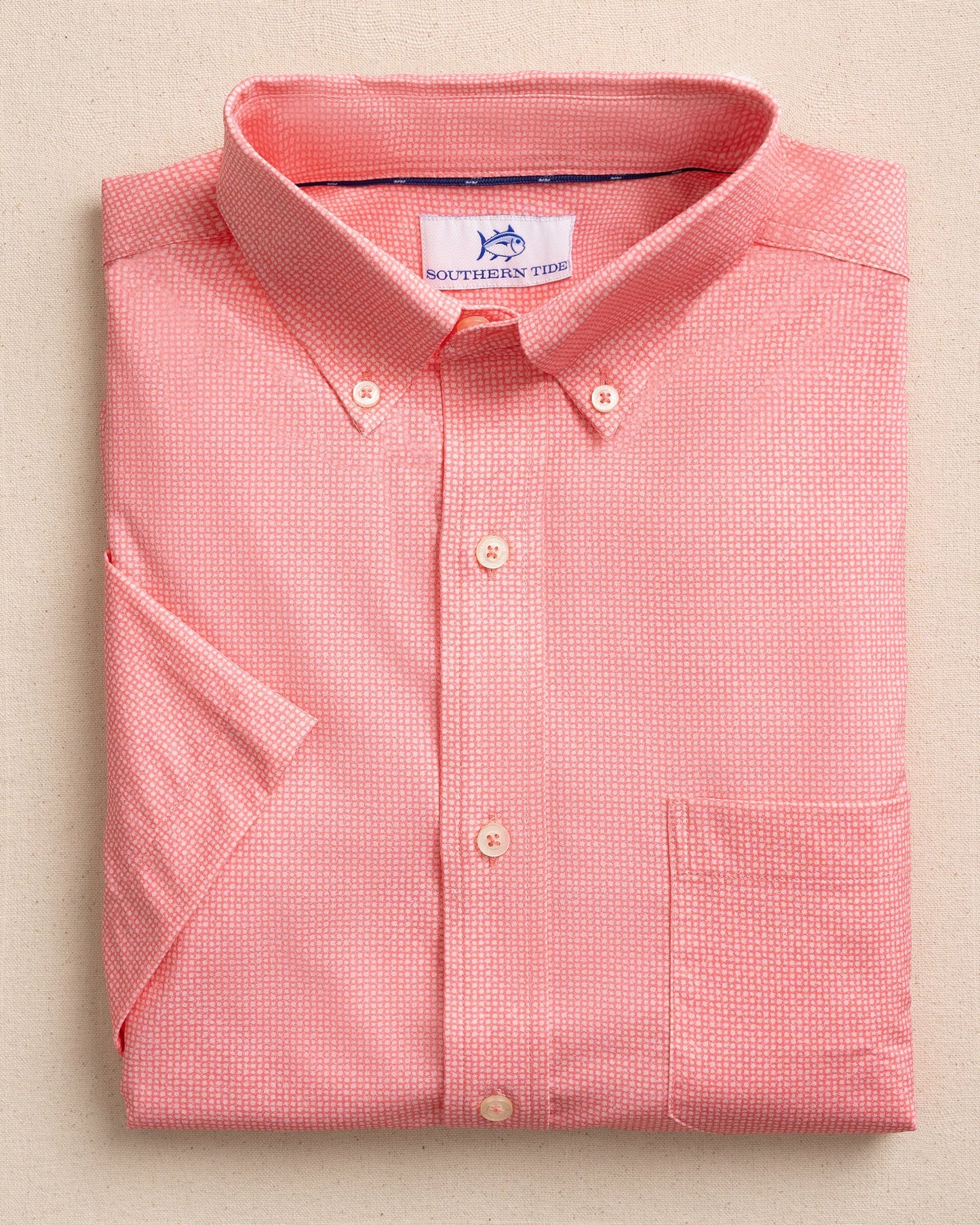 Eastport Heather brrr°® Intercoastal Short Sleeve Sport Shirt