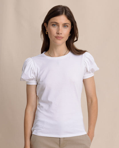 Eileen Ruffle Tee