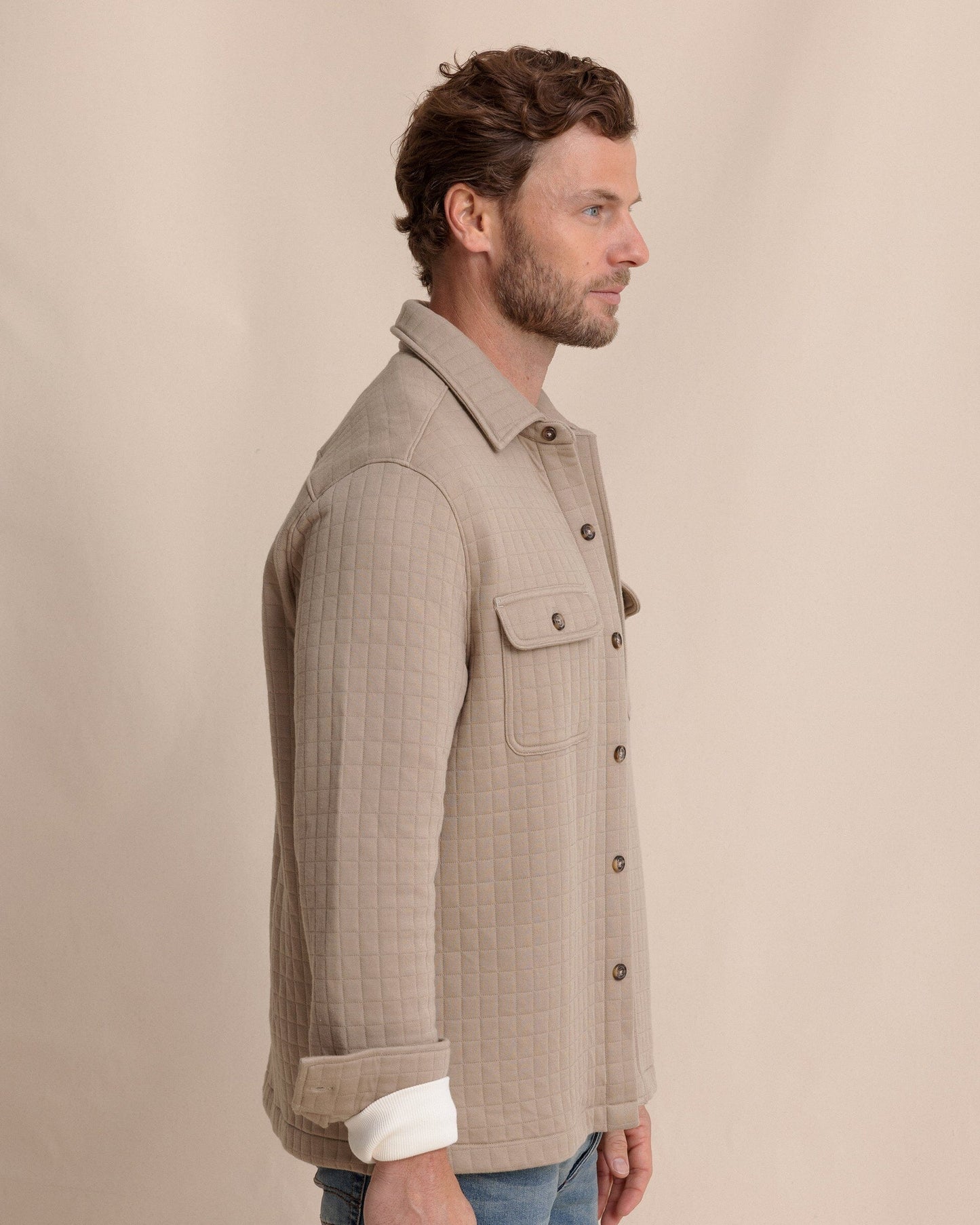 Fairwood Quilted Knit Shacket