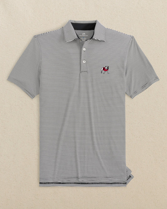 Georgia Bulldogs brrr°®-eeze Meadowbrook Stripe Polo