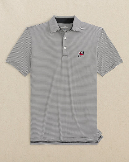 Georgia Bulldogs brrr°®-eeze Meadowbrook Stripe Polo