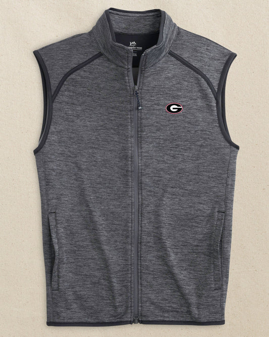 Georgia Bulldogs Oval G Baybrook Heather Vest