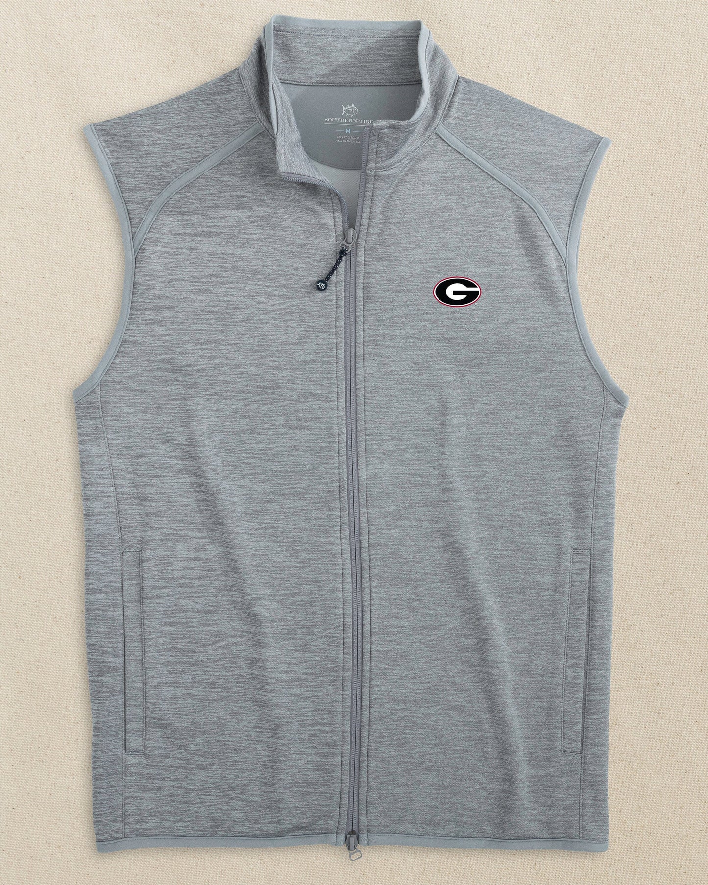 Georgia Bulldogs Oval G Baybrook Heather Vest