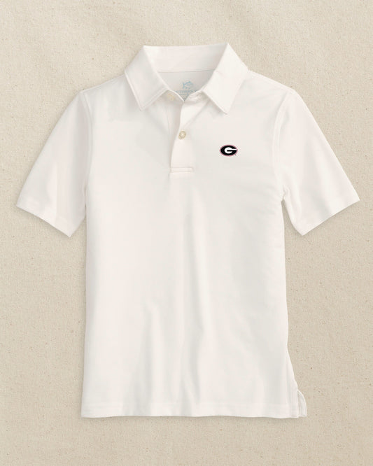 Georgia Bulldogs Oval G Boys Driver Performance Polo Shirt