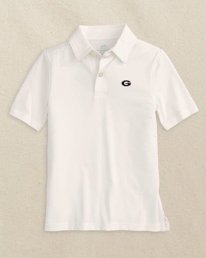 Georgia Bulldogs Oval G Boys Driver Performance Polo Shirt