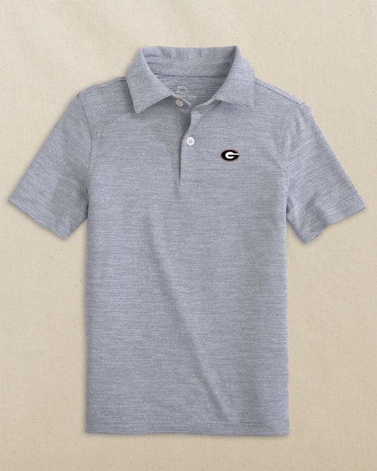 Georgia Bulldogs Oval G Boys Driver Spacedye Polo Shirt