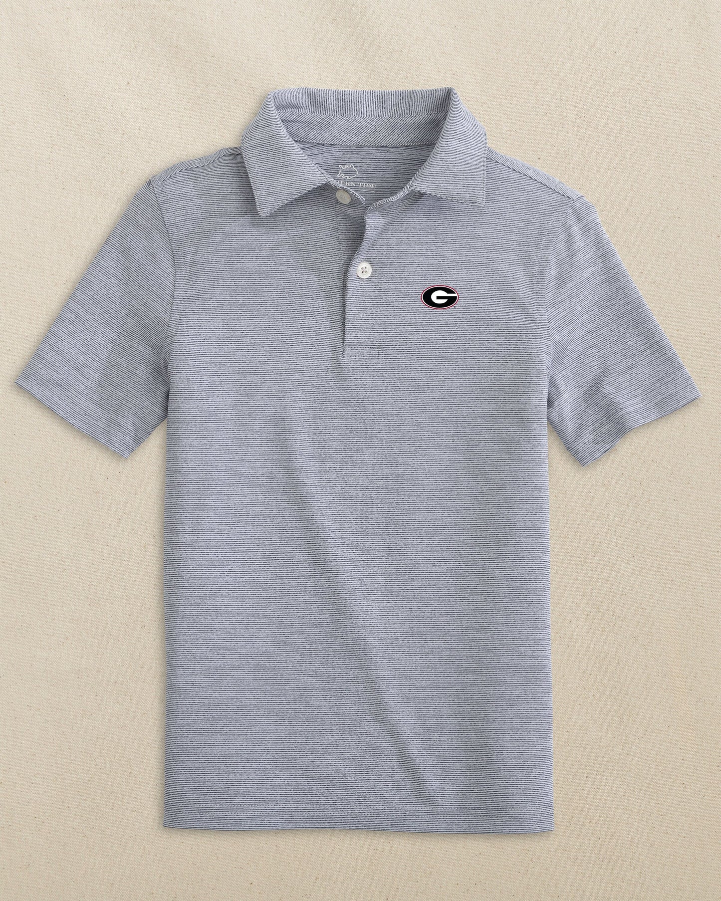 Georgia Bulldogs Oval G Boys Driver Spacedye Polo Shirt