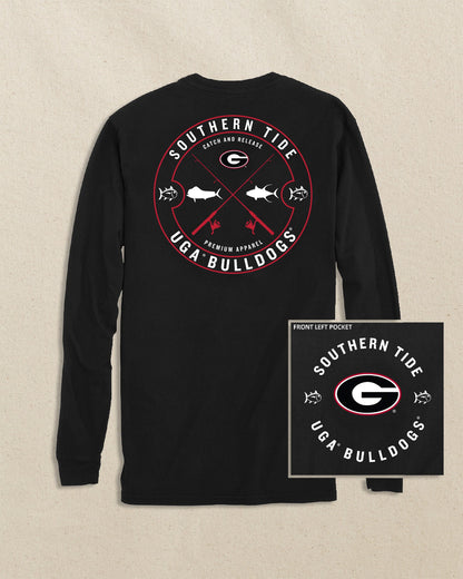 Georgia Bulldogs Oval G Catch and Release Long Sleeve T-Shirt