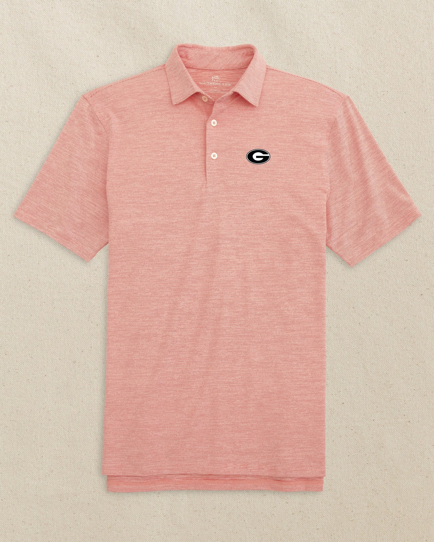 Georgia Bulldogs Oval G Driver Spacedye Polo