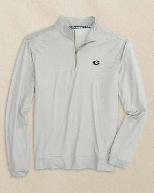 Georgia Bulldogs Oval G Pine Ridge Print Cruiser Quarter Zip