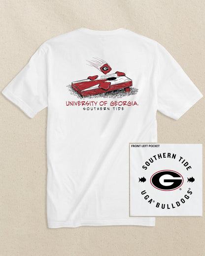 Georgia Bulldogs Oval G Cornhole T-Shirt