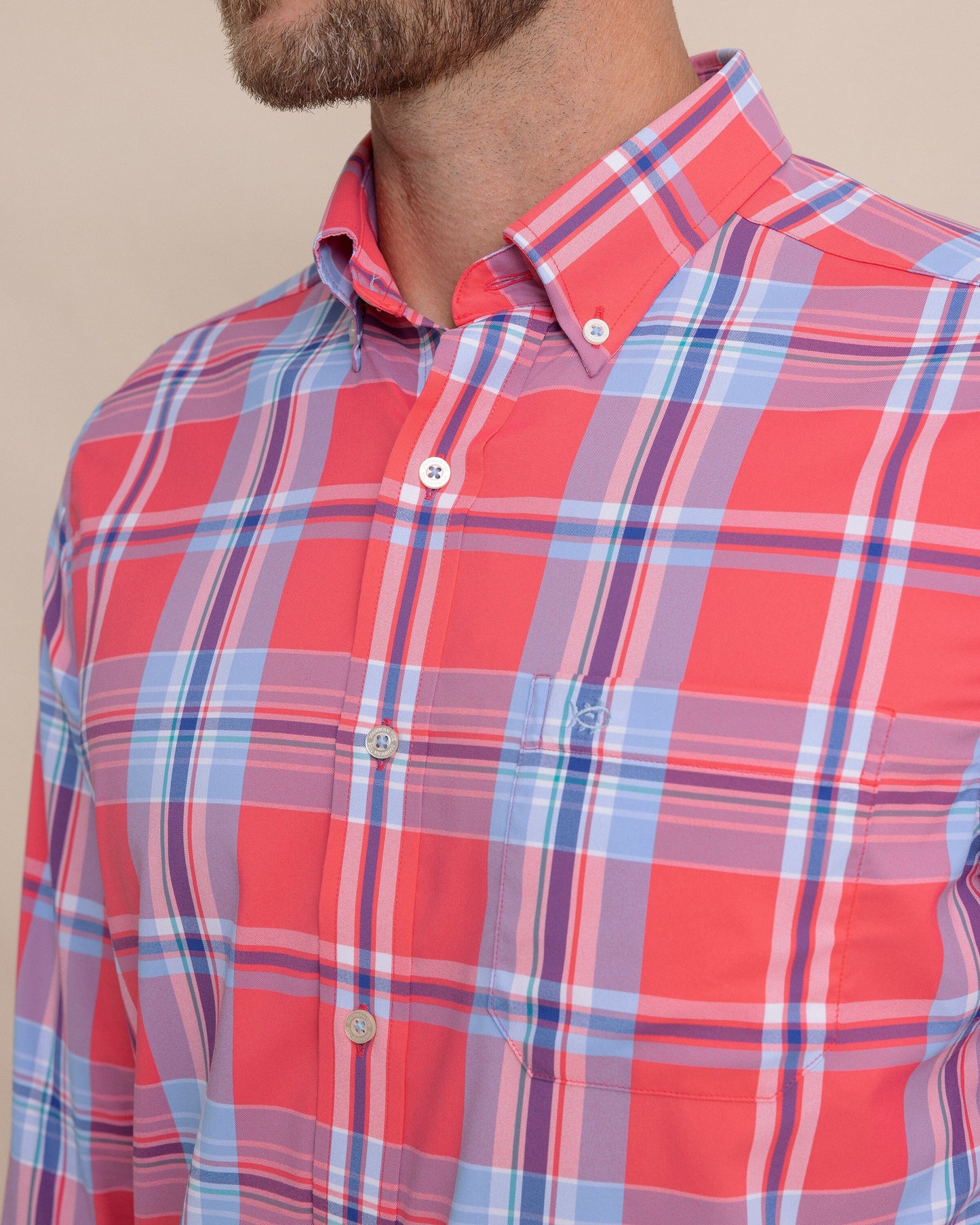 Greenview Plaid Intercoastal Sport Shirt