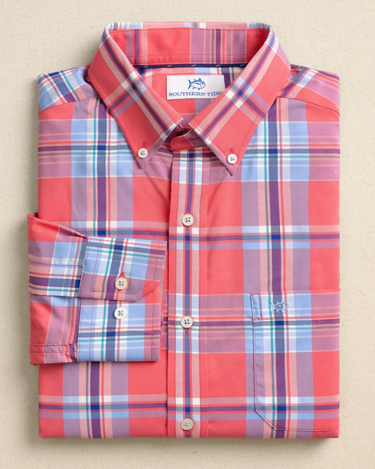 Greenview Plaid Intercoastal Sport Shirt