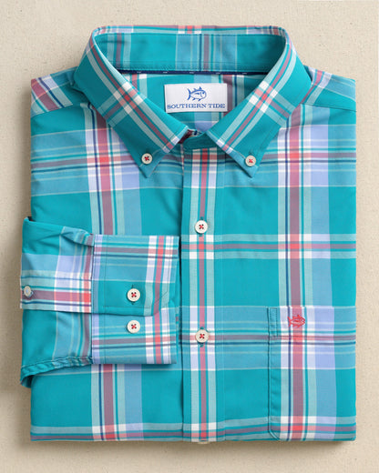Greenview Plaid Intercoastal Sport Shirt