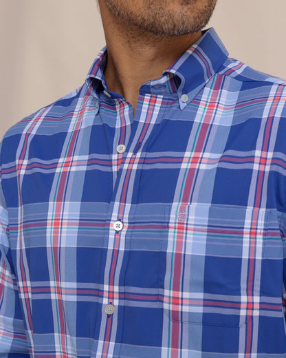 Greenview Plaid Intercoastal Sport Shirt