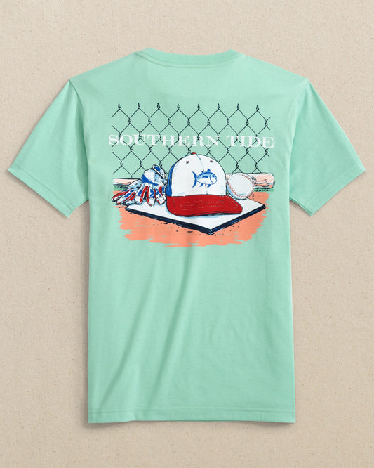Kids Homeplate Hat Short Sleeve T-Shirt