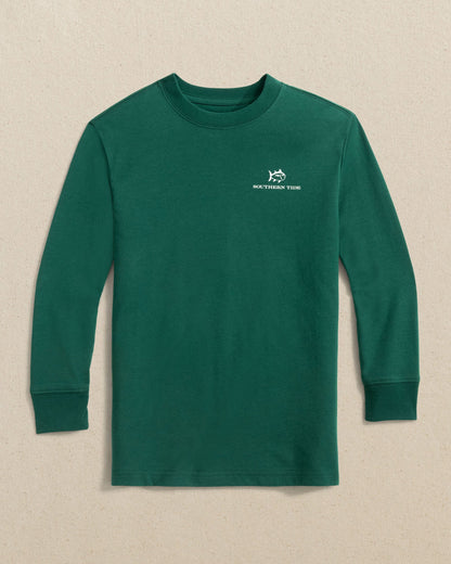 Kids Santa Club Car Long Sleeve T-Shirt