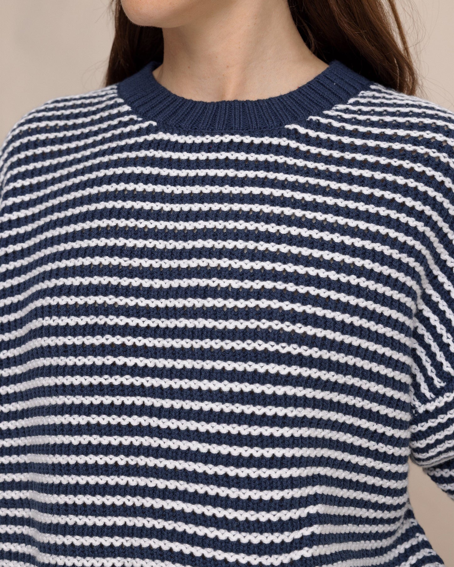 Maggi Stripe Open Stitch Sweater