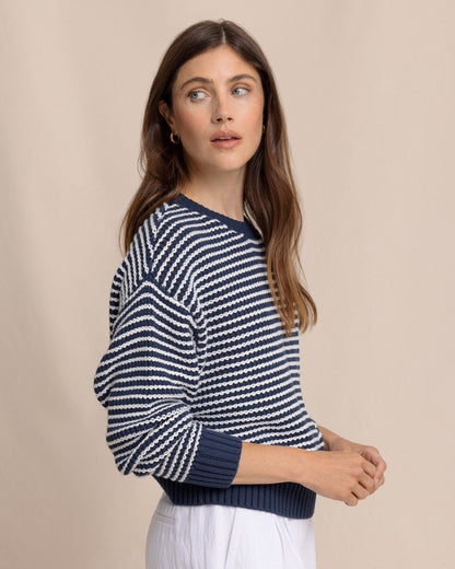 Maggi Stripe Open Stitch Sweater