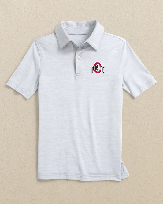 Ohio State Buckeyes Boys Driver Spacedye Polo Shirt