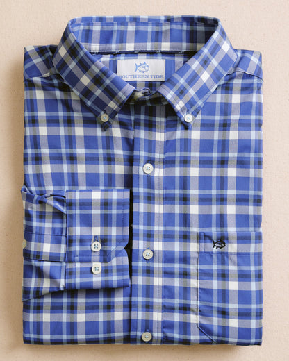 River Ridge Plaid brrr°® Intercoastal Long Sleeve Sport Shirt