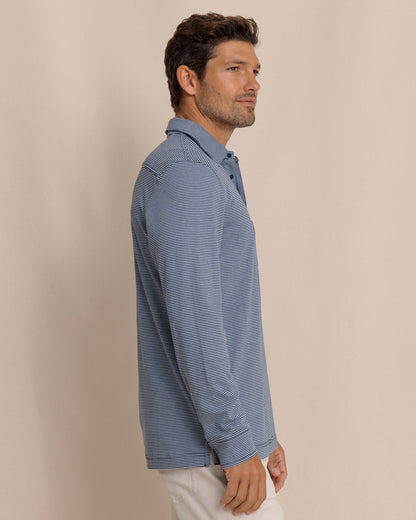 Sandy Cay Long Sleeve Knit Polo