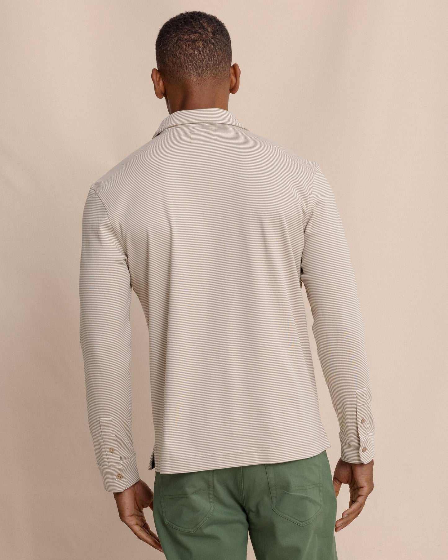 Sandy Cay Long Sleeve Knit Polo