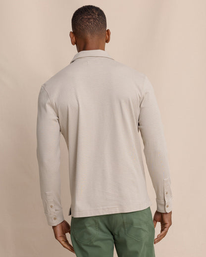 Sandy Cay Long Sleeve Knit Polo