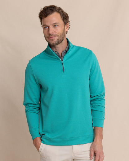 Schooner Quarter Zip - Spruce Shade