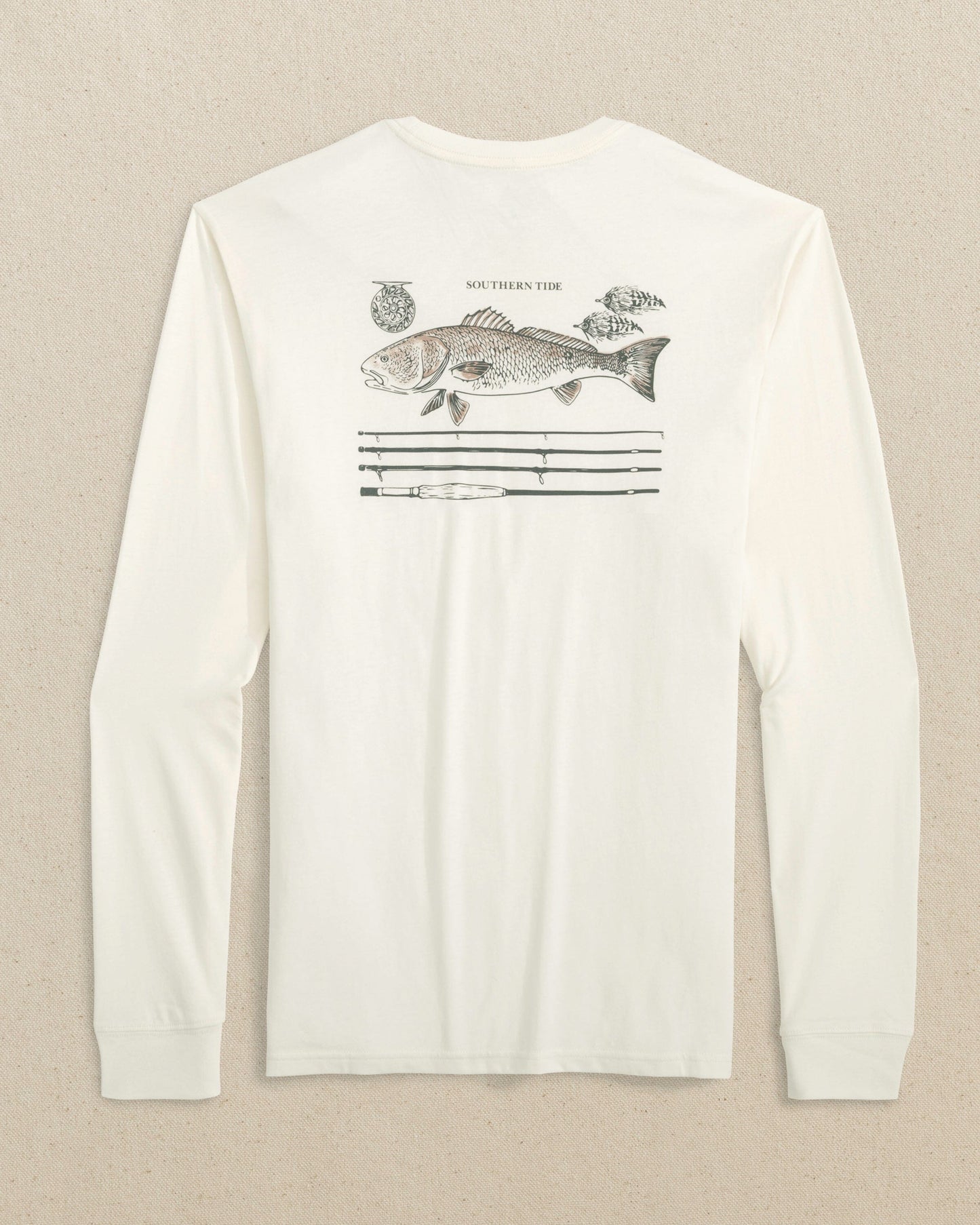 ST Redfish Rod Long Sleeve T-Shirt
