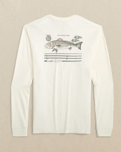 ST Redfish Rod Long Sleeve T-Shirt
