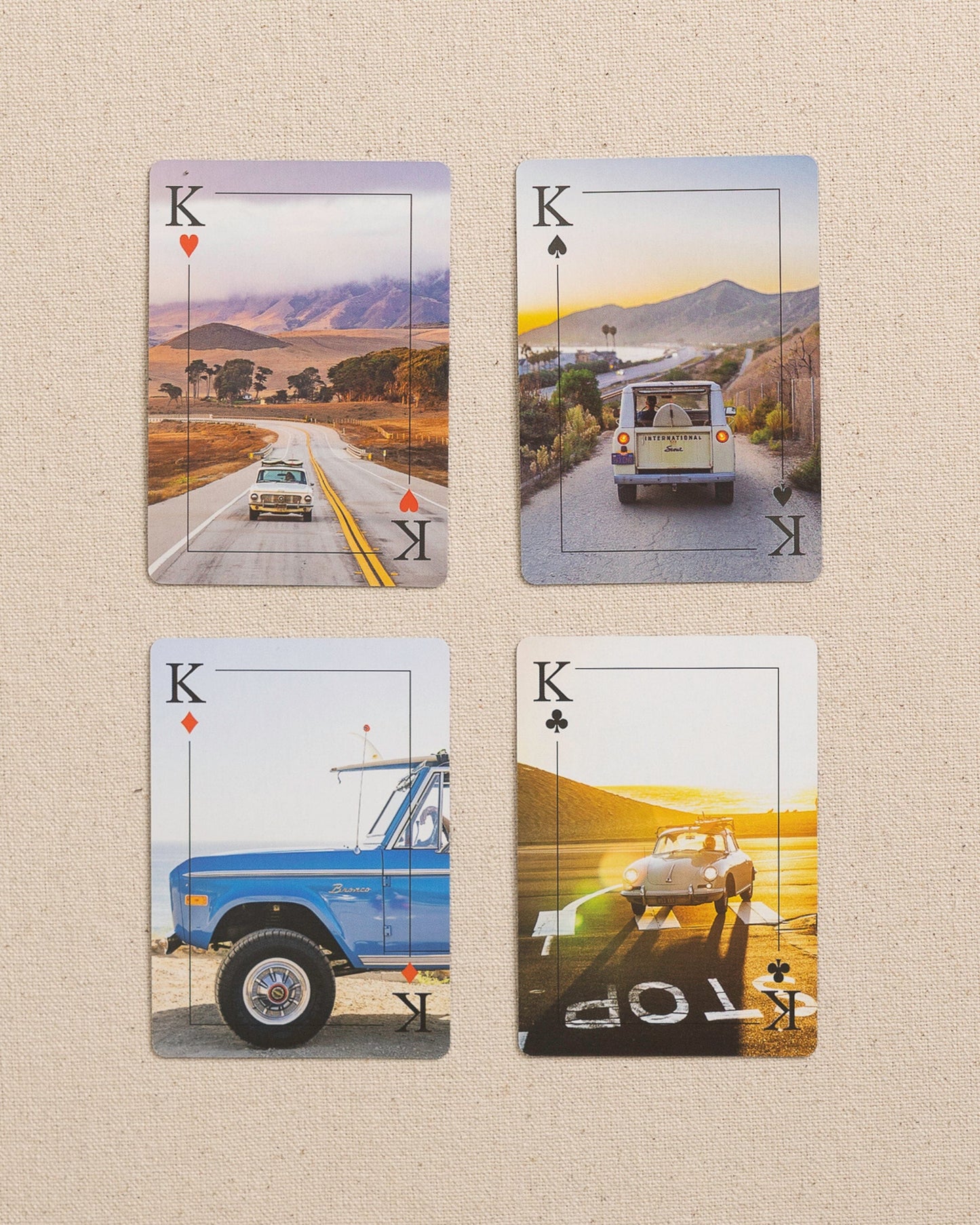 Surf Rides Playing Cards