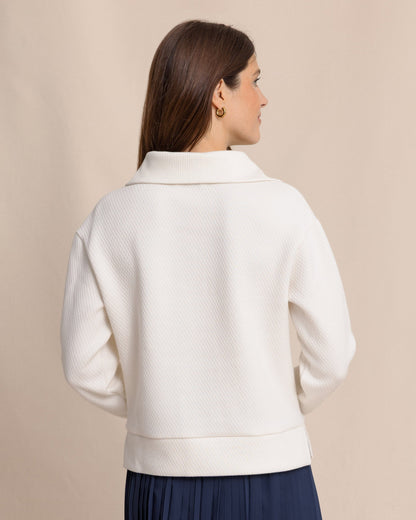 Tonya Button Mock Pullover