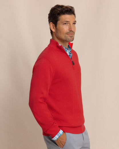 Whitehaven Heather Quarter Zip Sweater