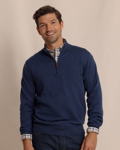 Whitehaven Heather Quarter Zip Sweater