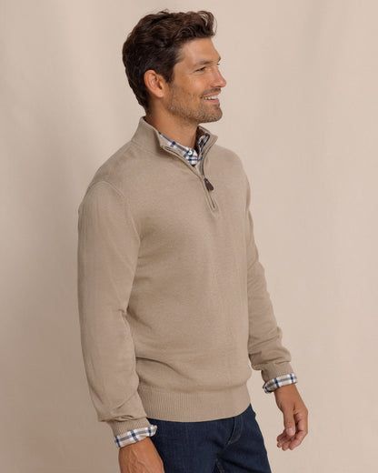 Whitehaven Heather Quarter Zip Sweater