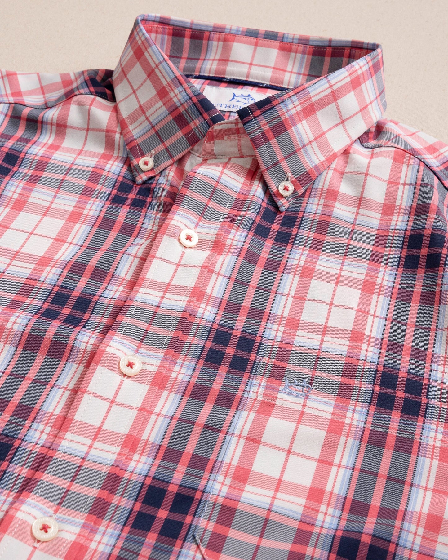 Willowbrook Plaid Intercoastal Sport Shirt - Snapper