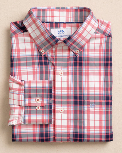 Willowbrook Plaid Intercoastal Sport Shirt - Snapper