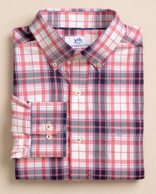 Willowbrook Plaid Intercoastal Sport Shirt - Snapper