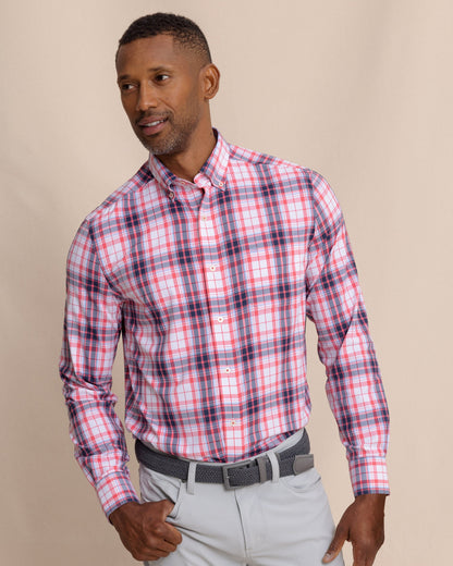 Willowbrook Plaid Intercoastal Sport Shirt - Snapper